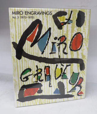 Miró engravings Vol. 3. 1973-1975
