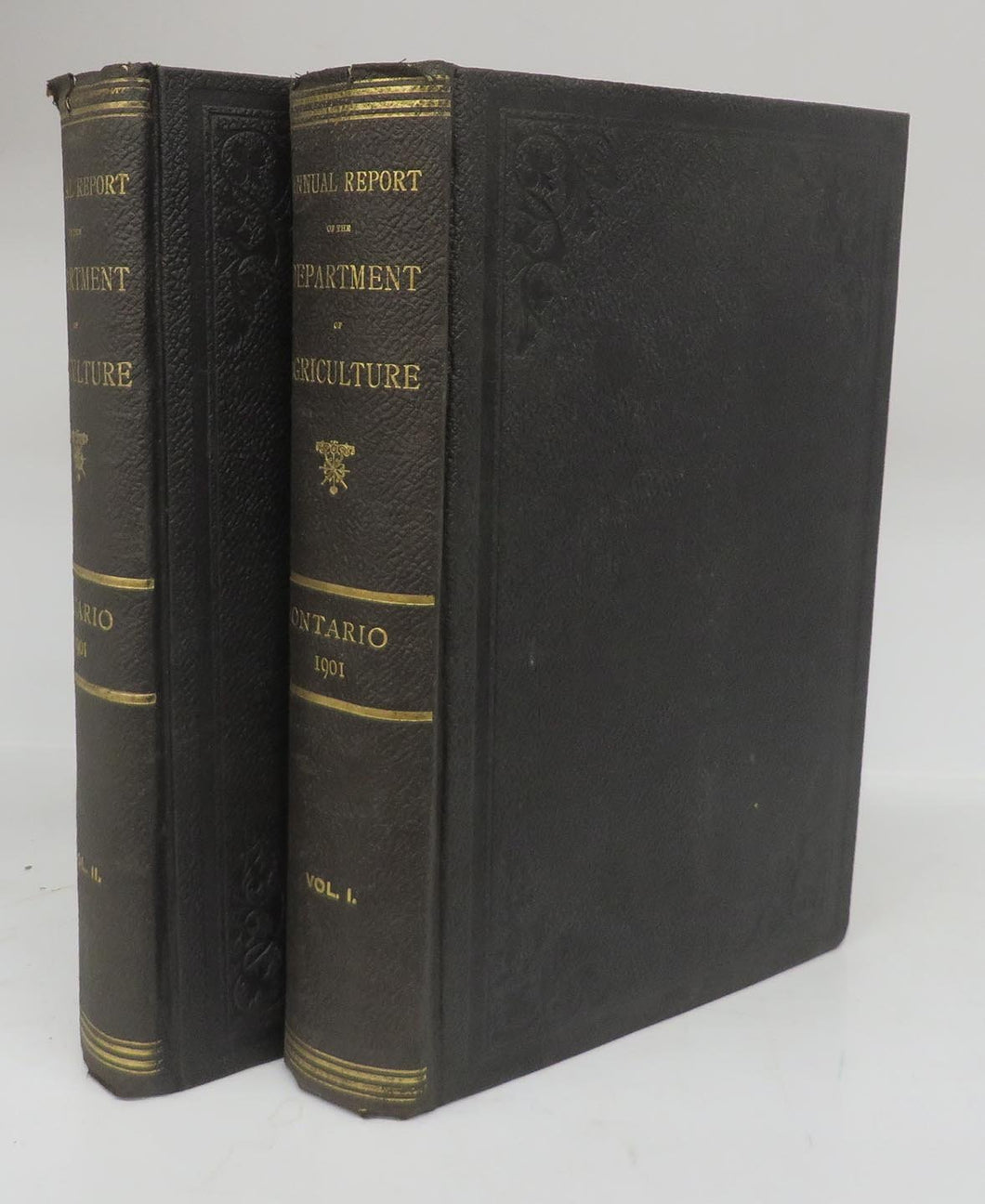 Annual Report of the Department of Agriculture of the Province of Ontario. 1901. Vols. I & II