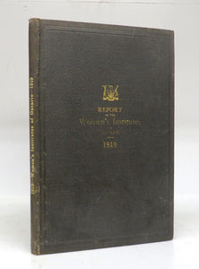 Report of the Women's Institutes of the Province of Ontario 1919