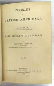 Portraits of British Americans. Vol. II