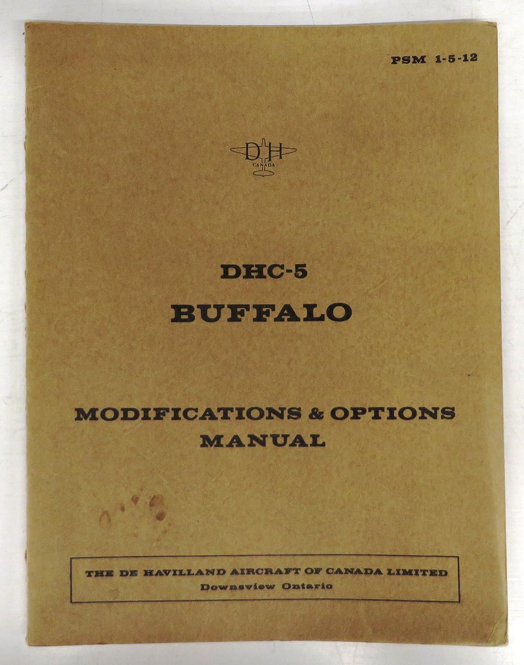 DHC-5 Buffalo Modifications & Options Manual