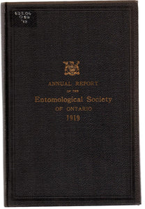 Fiftieth Annual Report of the Entomological Society of Ontario 1919