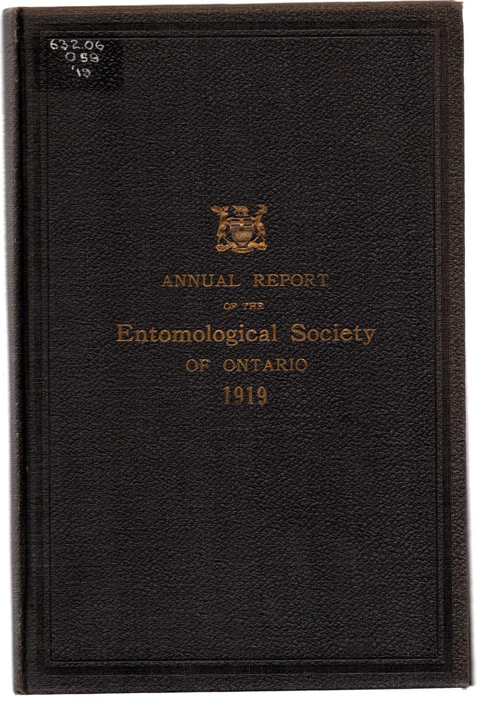 Fiftieth Annual Report of the Entomological Society of Ontario 1919
