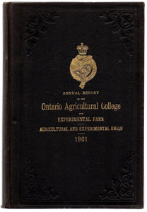 Twenty-seventh Annual Report of the Ontario Agricultural College and Experimental Farm for the Year 1901; Twenty-third  Annual Report of the Agricultural and Experimental Union 1901
