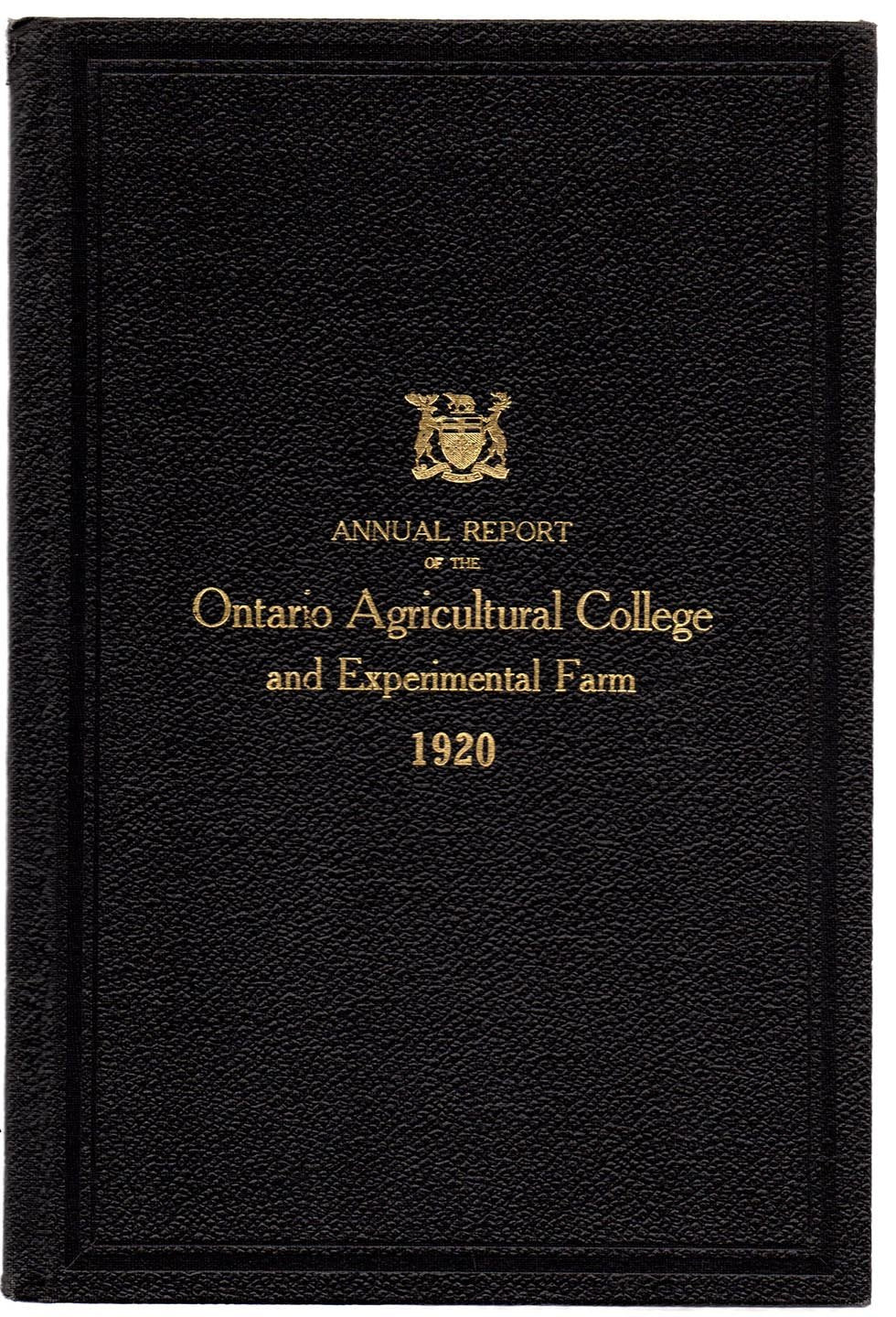 Forty-seventh Annual Report of the Ontario Agricultural College and Experimental Farm 1920