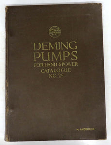 Deming Pumps For Hand & Power Catalogue No. 29