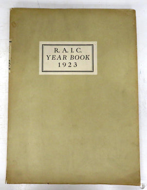 The Royal Architectural Institute of Canada Year Book 1923