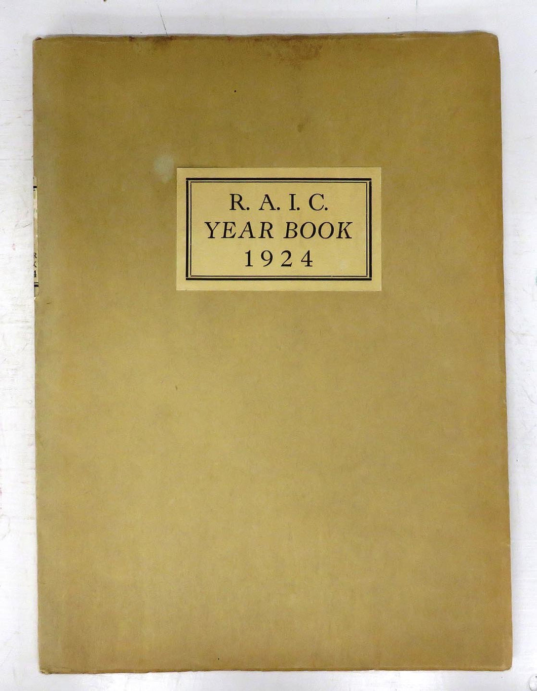 The Royal Architectural Institute of Canada Year Book 1924