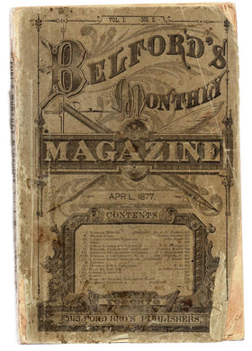 Belford's Monthly Magazine April 1877