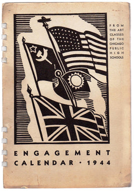 Chicago Public High Schools Engagement Calendar, 1944