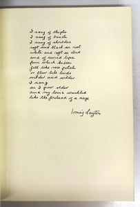 The Love Poems of Irving Layton