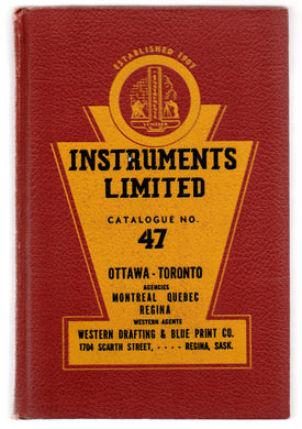 Instruments Limited Catalogue No. 47: Surveyors', Engineers', Architects' & Draughtsmens' Instruments & Supplies