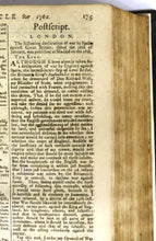 The London Chronicle For The  Year 1762. From January 1, to June 30. Volume XI