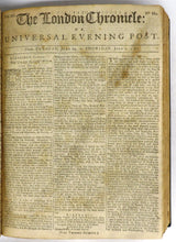 The London Chronicle For The  Year 1762. From June 30, to December 31. Volume XII