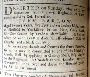 The London Chronicle For The  Year 1762. From June 30, to December 31. Volume XII