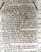 The London Chronicle For The  Year 1762. From June 30, to December 31. Volume XII