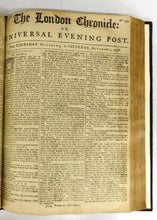 The London Chronicle For The  Year 1758. From June 30, to December 31. Volume IV