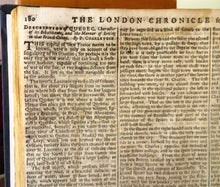 The London Chronicle For The  Year 1758. From June 30, to December 31. Volume IV