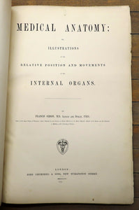 Medical Anatomy: Or, Illustrations of the Relative Position and Movements of the Internal Organs