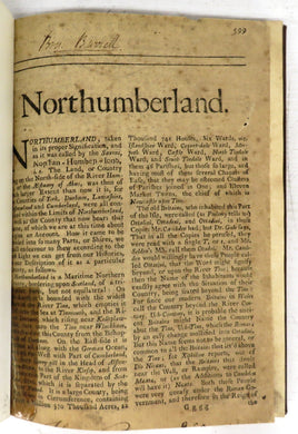 Northumberland [Extract from Magna Britannia, 1720]