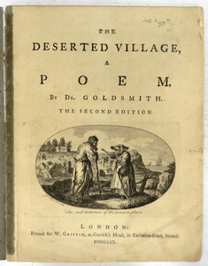 The Deserted Village, A Poem. By Dr. Goldsmith