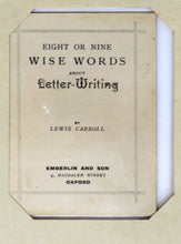Eight or Nine Wise Words about Letter-Writing; The &#34;Wonderland&#34; Postage-Stamp Case