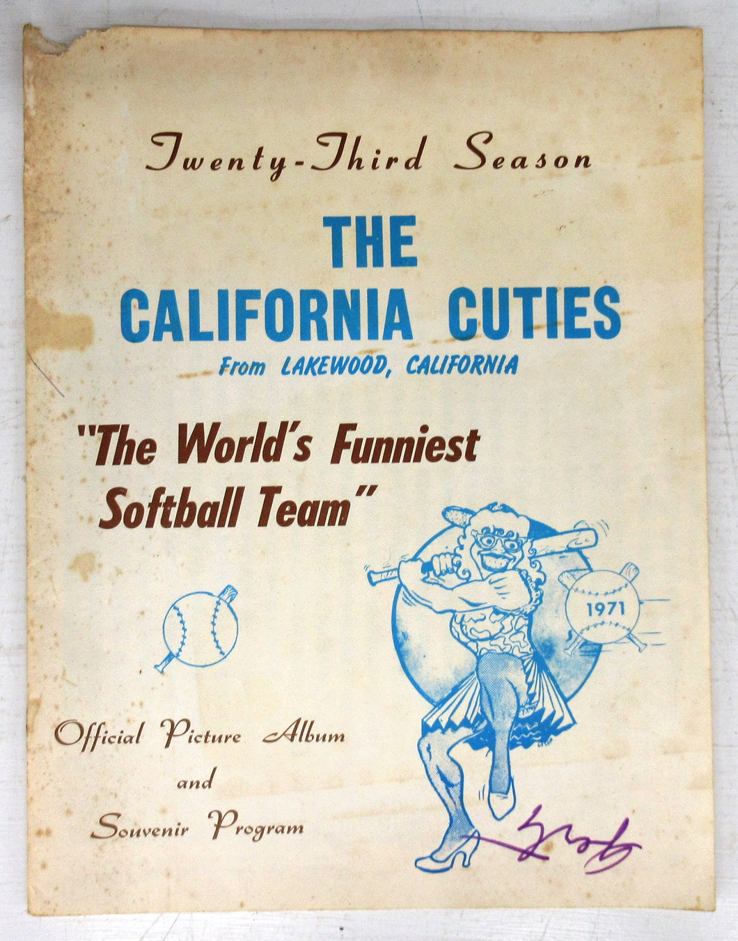 The California Cuties Official Picture Album and Souvenir Program