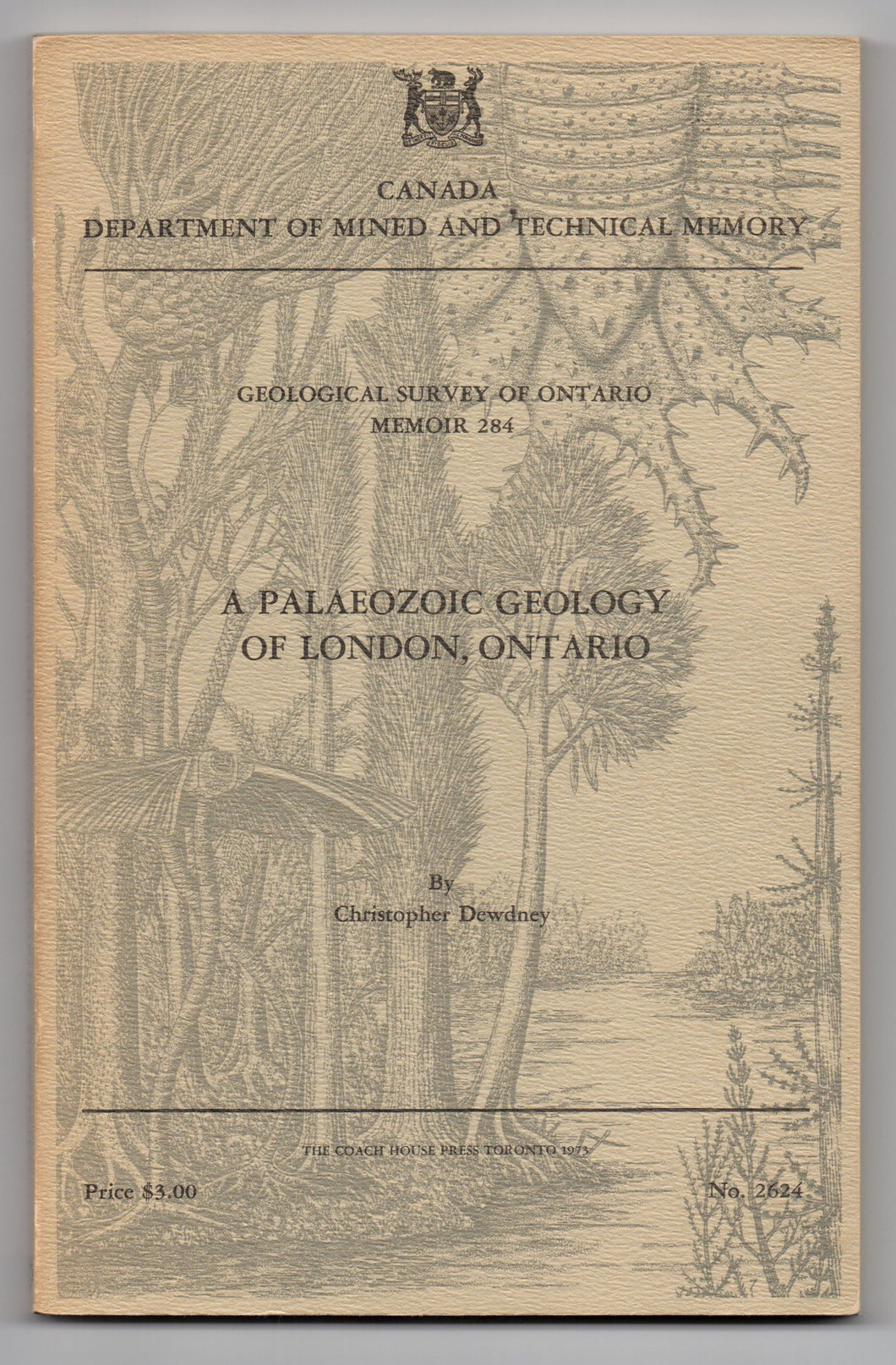A Palaeozoic Geology of London, Ontario