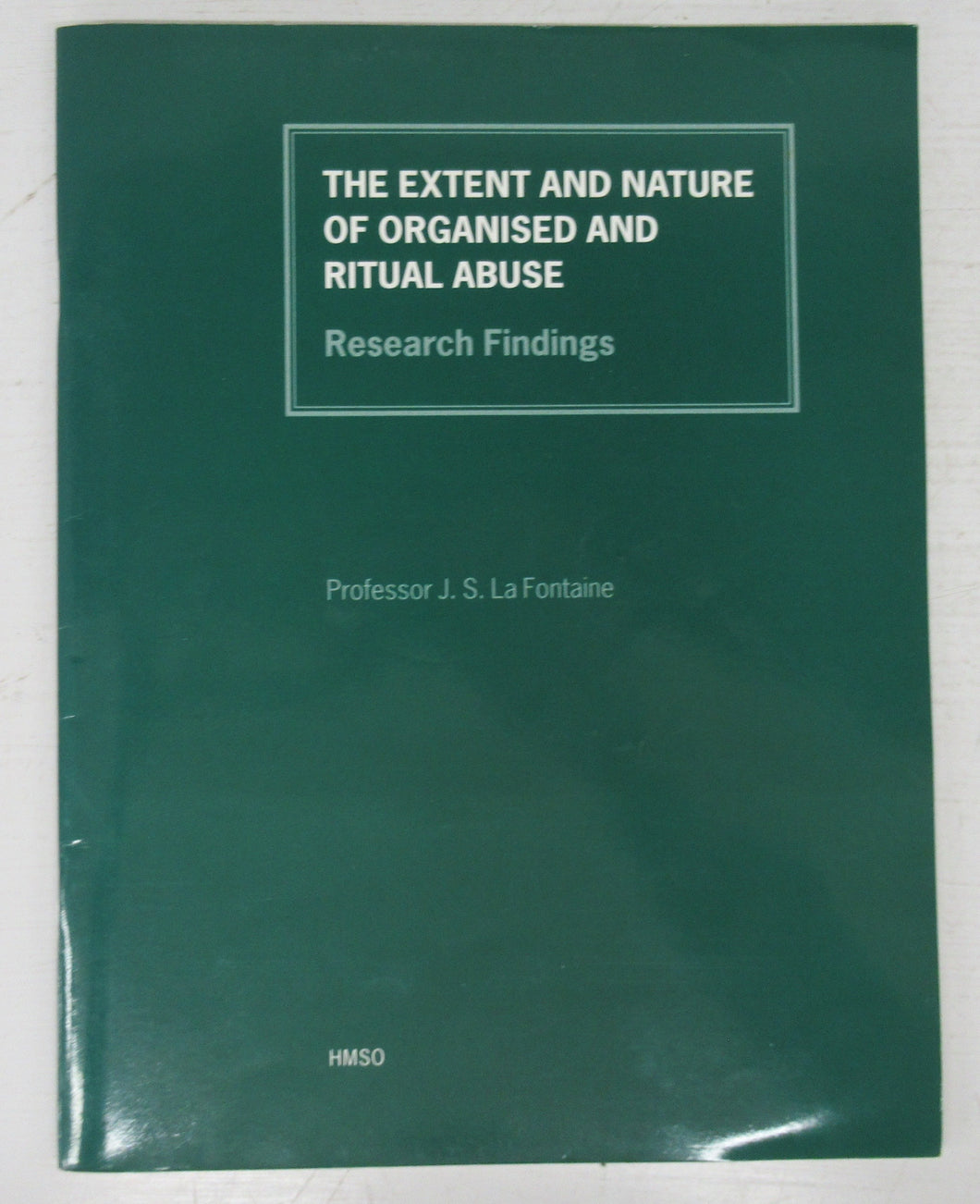 The Extent and Nature of Organised and Ritual Abuse: Research Findings