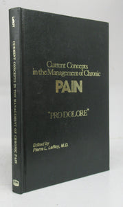 Current Concepts in the Management of Chronic Pain