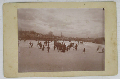 Ice skating on the Thames River, London, Ontario