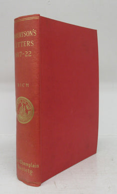 Colin Robertson's Correspondence Book, September 1817 to September 1822