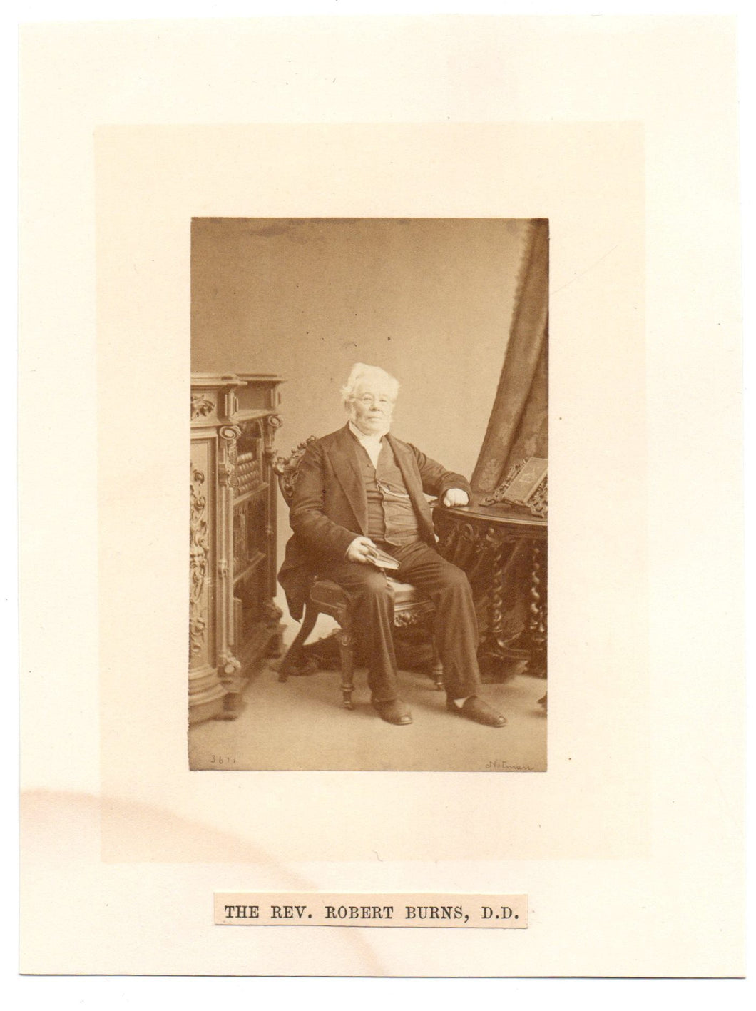 Photo of the Rev. Robert Burns