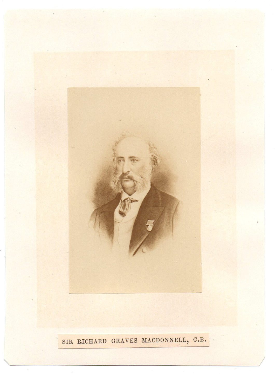 Photo of a portrait of Sir Richard Graves Macdonnell, C.B.
