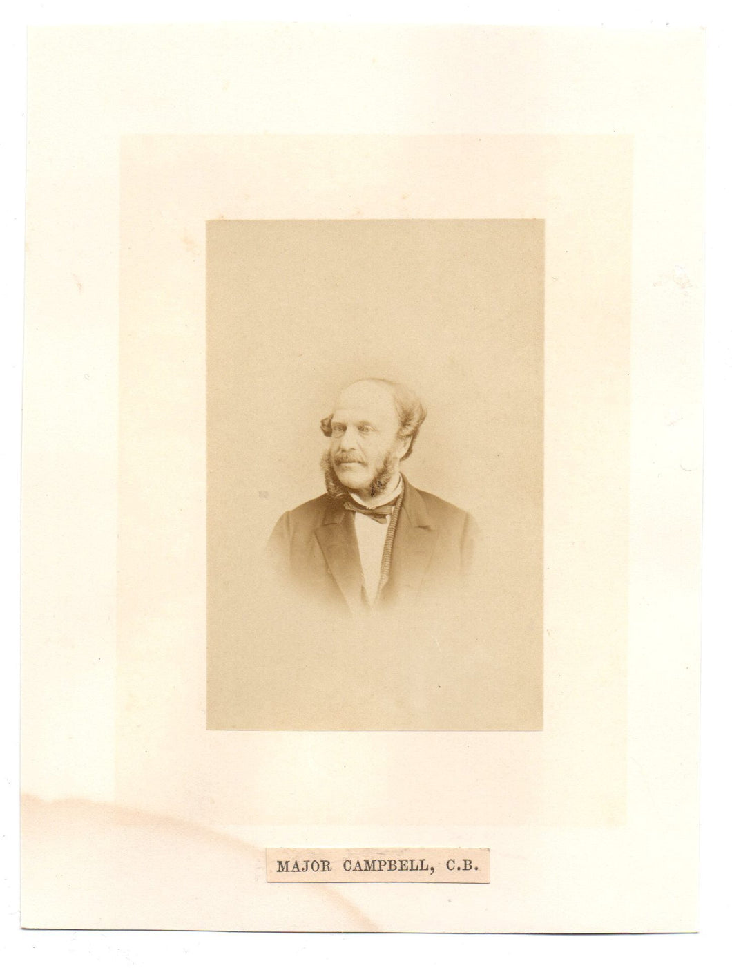 Photo of Major Thomas Campbell, C.B.