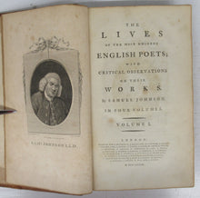 The Lives of the Most Eminent English Poets; With Critical Observations on Their Works. Vols. I - IV