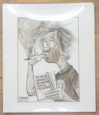 School program ink cartoon