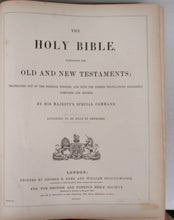 The Holy Bible, Containing the Old and New Testaments: Translated out of the Original Tongues; and with the Former Translations Diligently Compared and Revised, By His Majesty's Special Command. Appointed to be Read in Churches