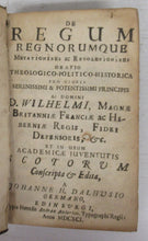 De Regnum Regnorumque Mutationibus ac Revolutionibus Oratio Theological-Politico-Historica