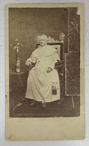 Carte de visite photograph of Pope Pius IX
