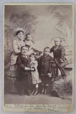 Cabinet photograph of Baron Littlefinger and family