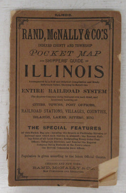Rand, McNally & Co.'s Indexed County and Township Pocket Map and Shippers' Guide of Illinois