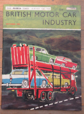 The Times Survey of the British Motor Car Industry, October 1959