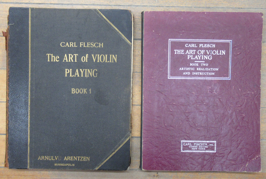 The Art of Violin Playing. Book One: Technique in General. Applied Technique. Book Two: Artistic Realization and Instruction