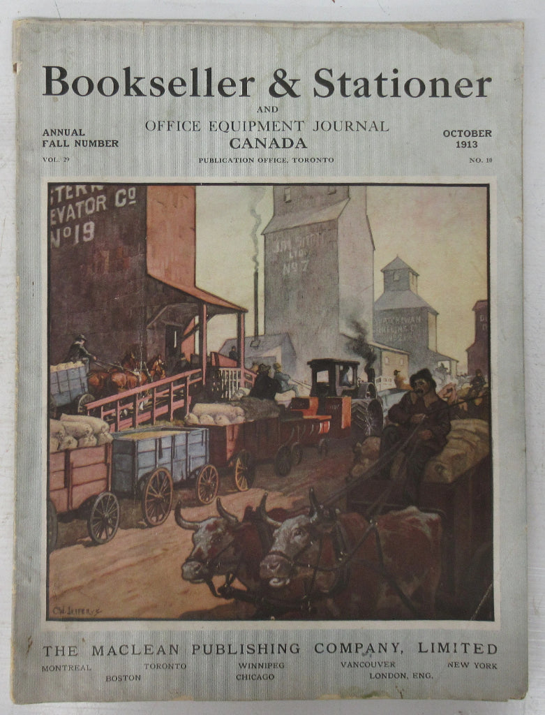 Bookseller & Stationer and Office Equipment Journal Canada, October 1913