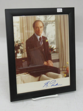 Signed photograph of Pierre Trudeau