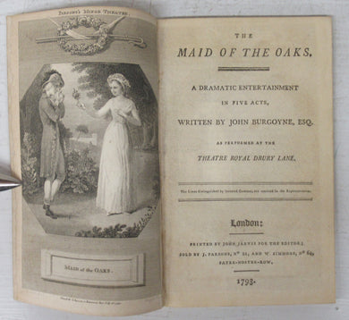 The Maid of the Oaks. A Dramatic Entertainment in Five Acts