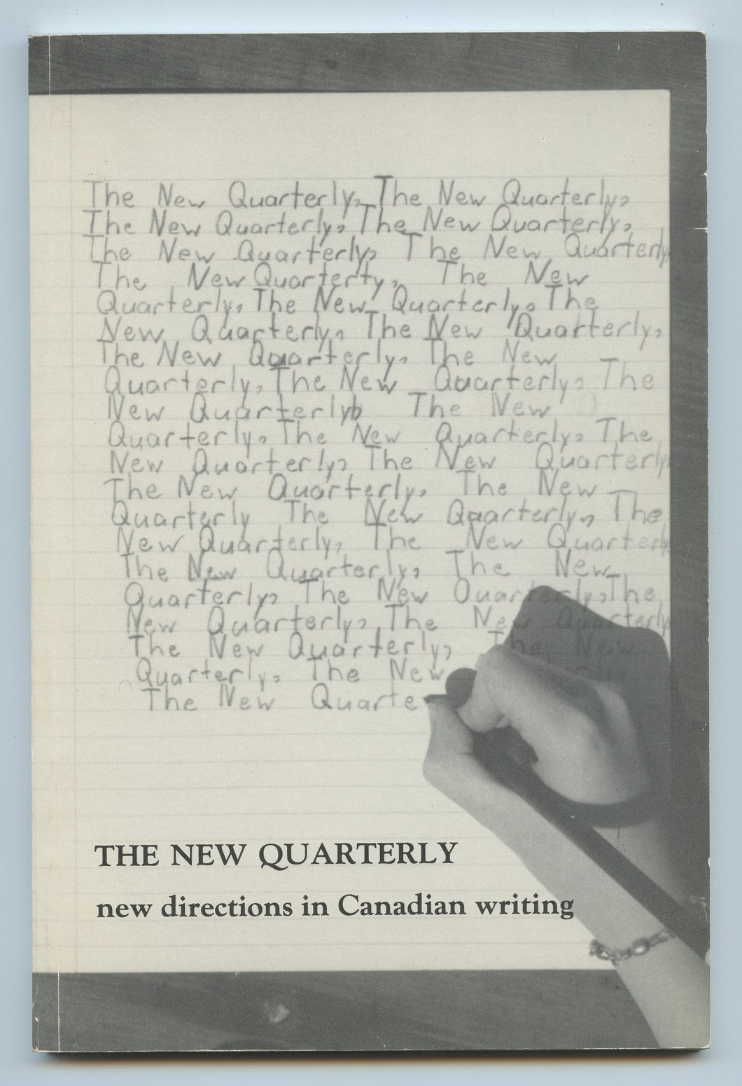 The New Quarterly: new directions in Canadian writing, Winter 1987