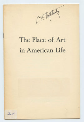The Place of Art in American Life
