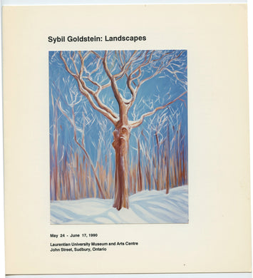 Sybil Goldstein: Landscapes
